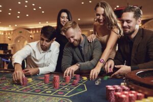 spela roulette med Martingale strategi