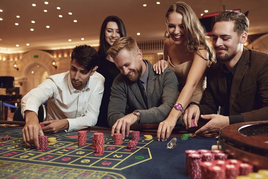 spela roulette med Martingale strategi
